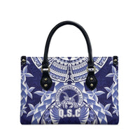 Tonga Queen Salote College Leather Bag Centenary Navy Version