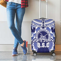 Tonga Queen Salote College Luggage Cover Centenary Navy Version