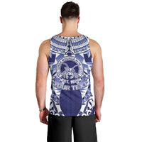 Personalised Tonga Queen Salote College Men Tank Top Centenary Navy Version