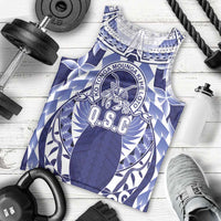 Personalised Tonga Queen Salote College Men Tank Top Centenary Navy Version