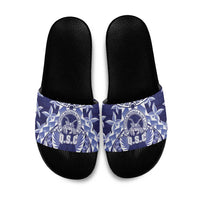 Tonga Queen Salote College Slide Sandals Centenary Navy Version