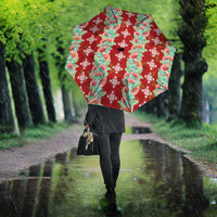 Hawaii Ohia Lehua Umbrella Tropical Vibes Crimson