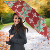 Hawaii Ohia Lehua Umbrella Tropical Vibes Crimson