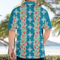 Hawaii Ohia Lehua Hawaiian Shirt Tropical Vibes Teal LT05 - Polynesian Pride