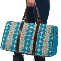 Hawaii Ohia Lehua Travel Bag Tropical Vibes Teal