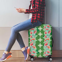 Hawaii Ohia Lehua Luggage Cover Tropical Vibes Green LT05 - Polynesian Pride