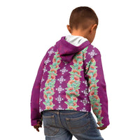 Hawaii Ohia Lehua Kid Hoodie Tropical Vibes Fuchsia
