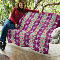 Hawaii Ohia Lehua Quilt Tropical Vibes Fuchsia