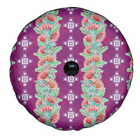 Hawaii Ohia Lehua Spare Tire Cover Tropical Vibes Fuchsia