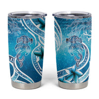 Polynesia World Ocean Day Tumbler Cup Ocean Style LT05 Blue - Polynesian Pride