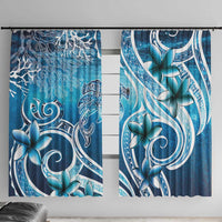 Polynesia World Ocean Day Window Curtain Ocean Style