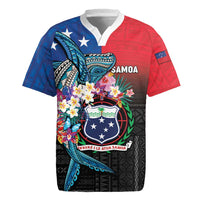Samoa Rugby Jersey Humpback Whale Siapo Pattern