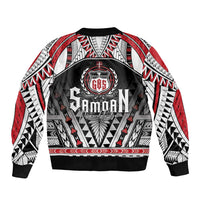 Samoa Independence Day Sleeve Zip Bomber Jacket Proud To Be Samoan