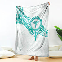 New Zealand Aotearoa Blanket Nurse Tribal Teal Version LT05 - Polynesian Pride