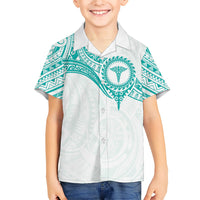 Personalised New Zealand Aotearoa Family Matching Long Sleeve Bodycon Dress and Hawaiian Shirt Nurse Tribal Teal Version