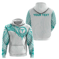 Personalised New Zealand Aotearoa Hoodie Nurse Tribal Teal Version LT05 - Polynesian Pride