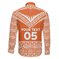 Personalised Tonga Tailulu College Family Matching Off Shoulder Maxi Dress and Hawaiian Shirt Tongan Kupesi Pattern