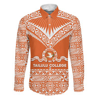 Personalised Tonga Tailulu College Family Matching Puletasi and Hawaiian Shirt Tongan Kupesi Pattern