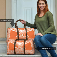 Tonga Tailulu College Travel Bag Tongan Kupesi Pattern