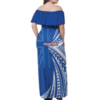 Personalised Hawaii 808 Off Shoulder Maxi Dress Unique Style