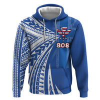 Personalised Hawaii 808 Zip Hoodie Unique Style