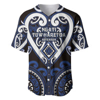 Custom Aotearoa Ngati Tuwharetoa Baseball Jersey Maori Tribal Pattern