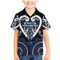 Custom Aotearoa Ngati Tuwharetoa Family Matching Mermaid Dress and Hawaiian Shirt Maori Tribal Pattern