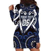 Custom Aotearoa Ngati Tuwharetoa Hoodie Dress Maori Tribal Pattern LT05 - Polynesian Pride