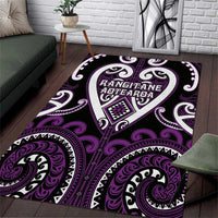 Aotearoa Rangitane Area Rug Maori Tribal Pattern