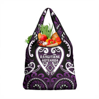 Aotearoa Rangitane Grocery Bag Maori Tribal Pattern
