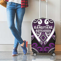 Aotearoa Rangitane Luggage Cover Maori Tribal Pattern