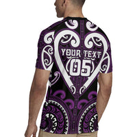 Custom Aotearoa Rangitane Rugby Jersey Maori Tribal Pattern