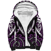 Custom Aotearoa Rangitane Sherpa Hoodie Maori Tribal Pattern