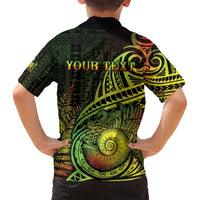 Personalised Fiji Lovoni Day Family Matching Summer Maxi Dress and Hawaiian Shirt 154th Years