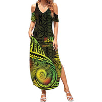 Personalised Fiji Lovoni Day Summer Maxi Dress 154th Years