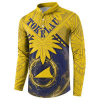 Tokelau Tokehega Day Button Sweatshirt National Badge Special Style - Polynesian Pride