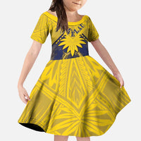 Tokelau Tokehega Day Family Matching Long Sleeve Bodycon Dress and Hawaiian Shirt National Badge Special Style - Polynesian Pride