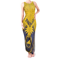 Tokelau Tokehega Day Tank Maxi Dress National Badge Special Style - Polynesian Pride