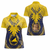 Tokelau Tokehega Day Women Polo Shirt National Badge Special Style - Polynesian Pride