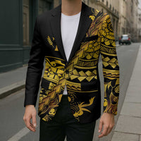 Kosrae Liberation Day Blazer Polynesian Floral Tattoo - Polynesian Pride