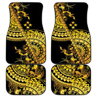 Kosrae Liberation Day Car Mats Polynesian Floral Tattoo - Polynesian Pride