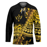 Kosrae Liberation Day Hockey Jersey Polynesian Floral Tattoo - Polynesian Pride