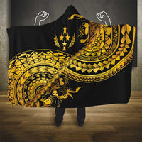 Kosrae Liberation Day Hooded Blanket Polynesian Floral Tattoo - Polynesian Pride