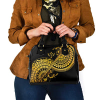 Kosrae Liberation Day Shoulder Handbag Polynesian Floral Tattoo - Polynesian Pride