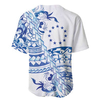Pohnpei Liberation Day Baseball Jersey Polynesian Floral Tattoo - Polynesian Pride
