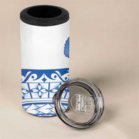 Pohnpei Liberation Day 4 in 1 Can Cooler Tumbler Polynesian Floral Tattoo LT05 - Polynesian Pride