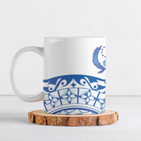 Pohnpei Liberation Day Ceramic Mug Polynesian Floral Tattoo - Polynesian Pride