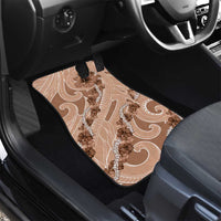 Hawaii Brown Hibiscus Pikake Lei Car Mats - Polynesian Pride