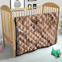 Hawaii Brown Hibiscus Pikake Lei Quilt - Polynesian Pride