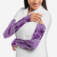 Hawaii Violet Hibiscus Pikake Lei Arm Sleeves LT05 - Polynesian Pride